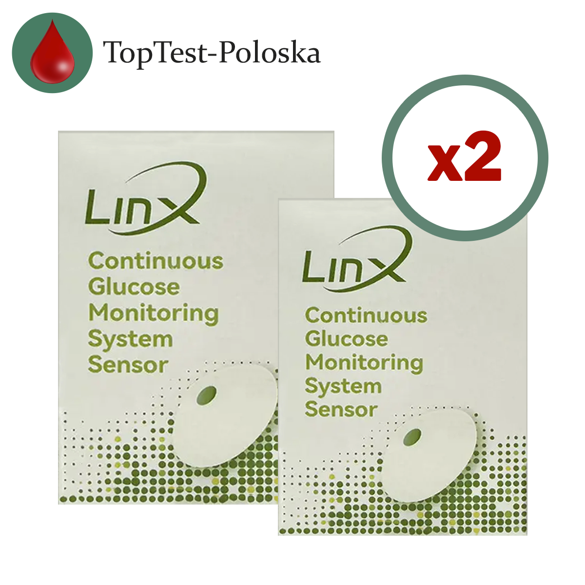 Сенсор LinX CGM (Лінкс) — Aidex X 2 уп., фото 1