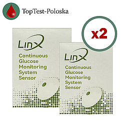 Сенсор LinX CGM (Лінкс) — Aidex X 2 уп.