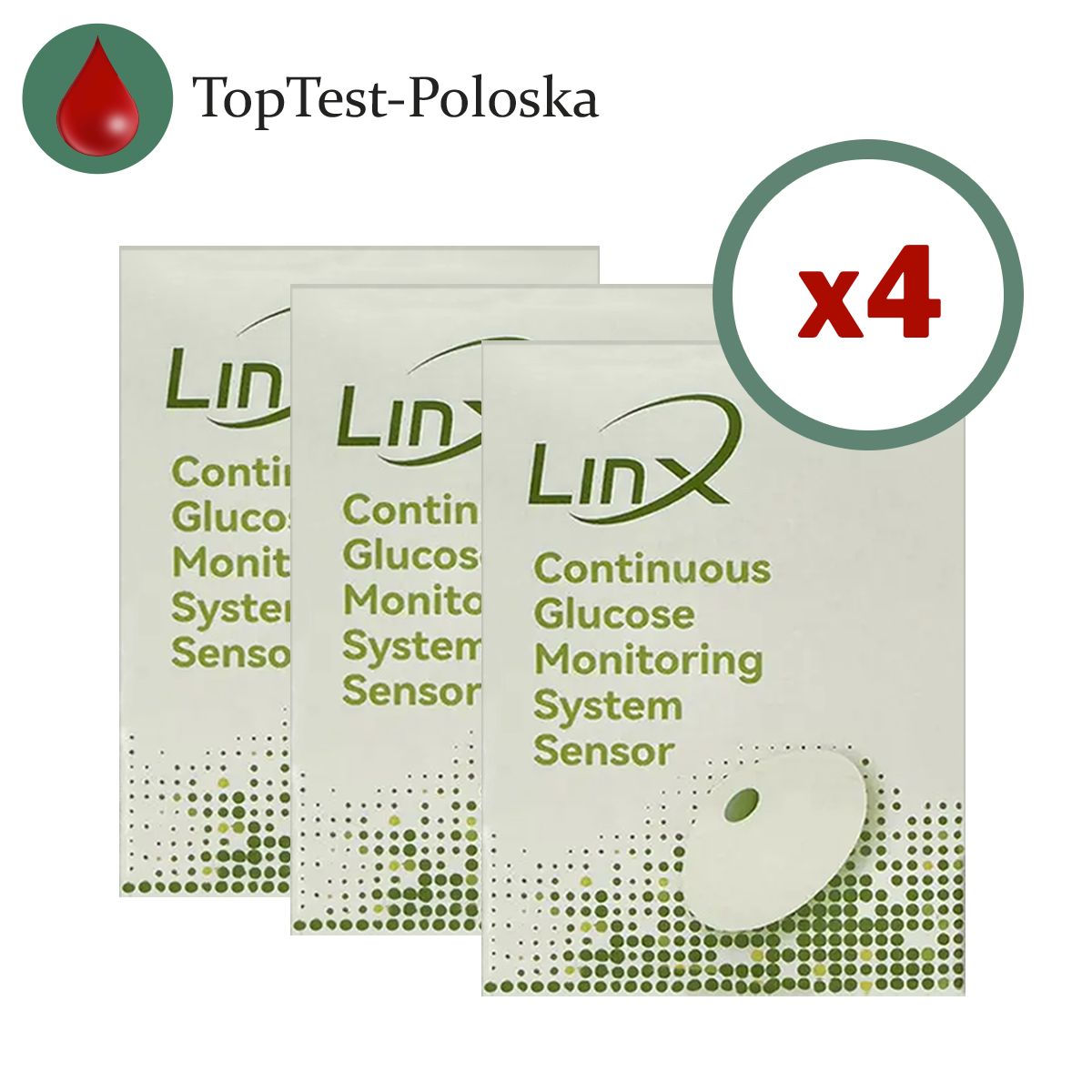 Сенсор LinX CGM (Лінкс) — Aidex X 4 уп., фото 1
