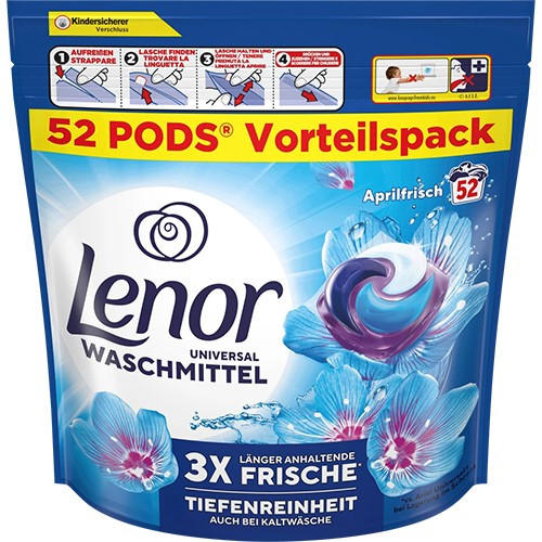 Засіб для прання Lenor Universal 52 капсули