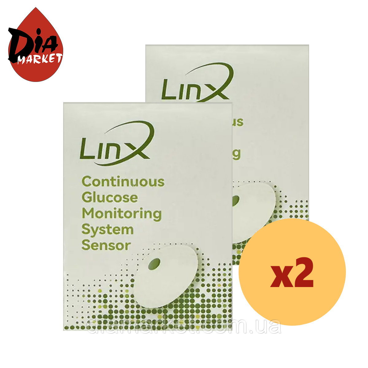 Сенсор LinX CGM (Лінкс) — Aidex X 2 уп., фото 1