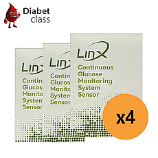 Сенсор LinX CGM (Лінкс) — Aidex X 4 уп.