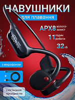 Навушники для плавання / Кісткові навушники