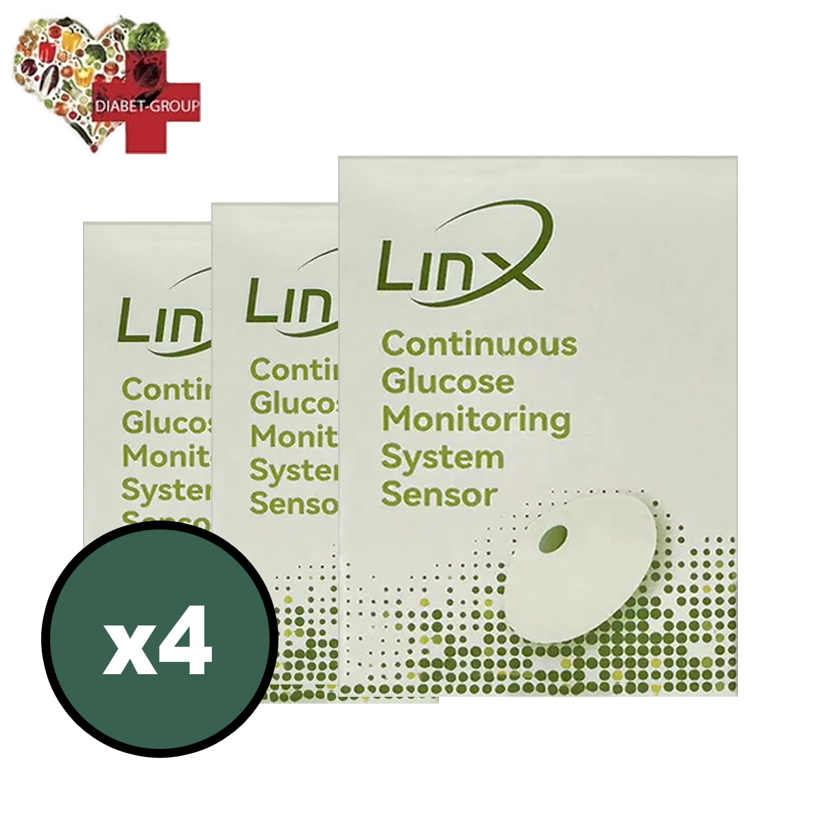 Сенсор LinX CGM (Лінкс) — Aidex X 4 уп.