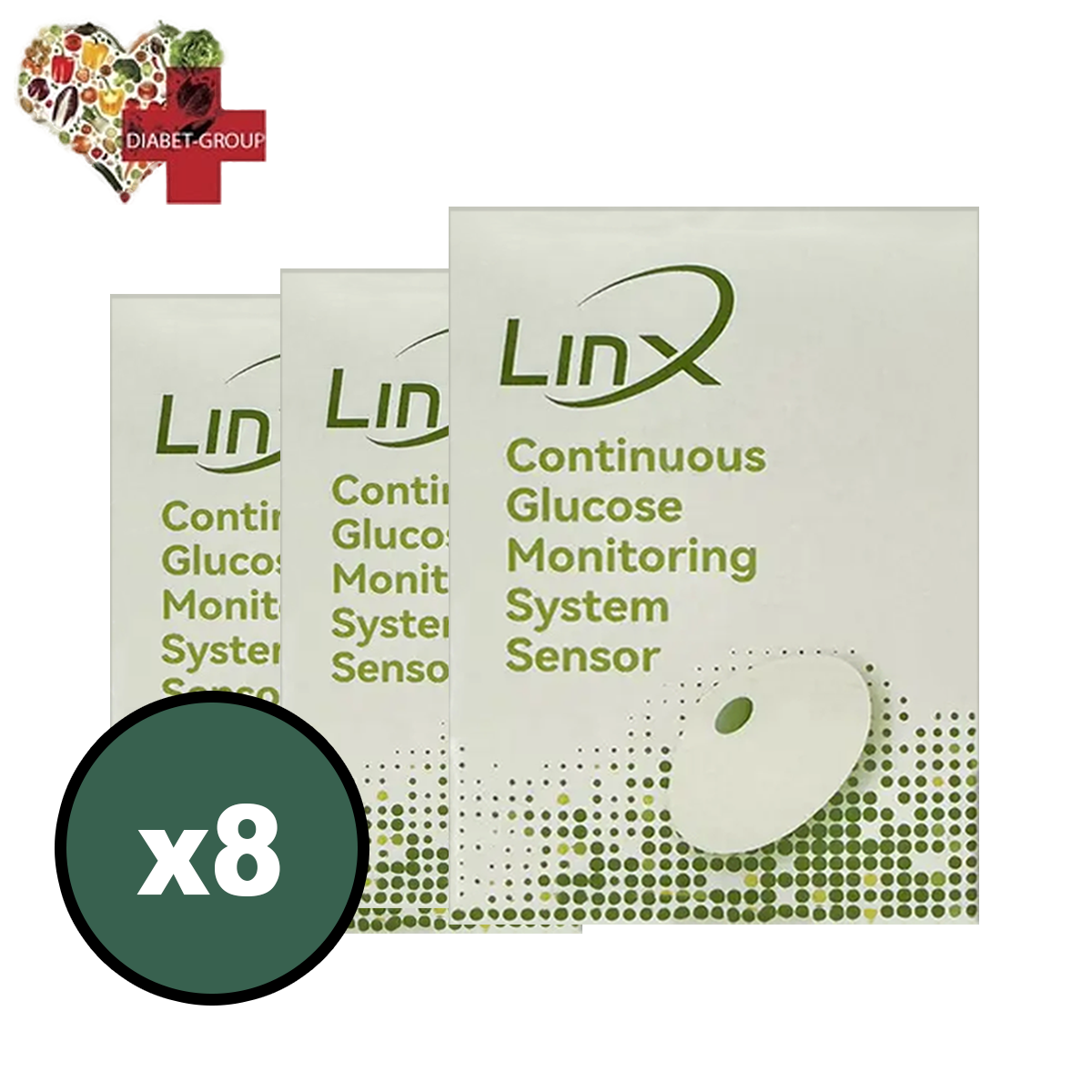 Сенсор LinX CGM (Лінкс) — Aidex X 8 уп.