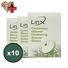 Сенсор LinX CGM (Лінкс) — Aidex X 10 уп.