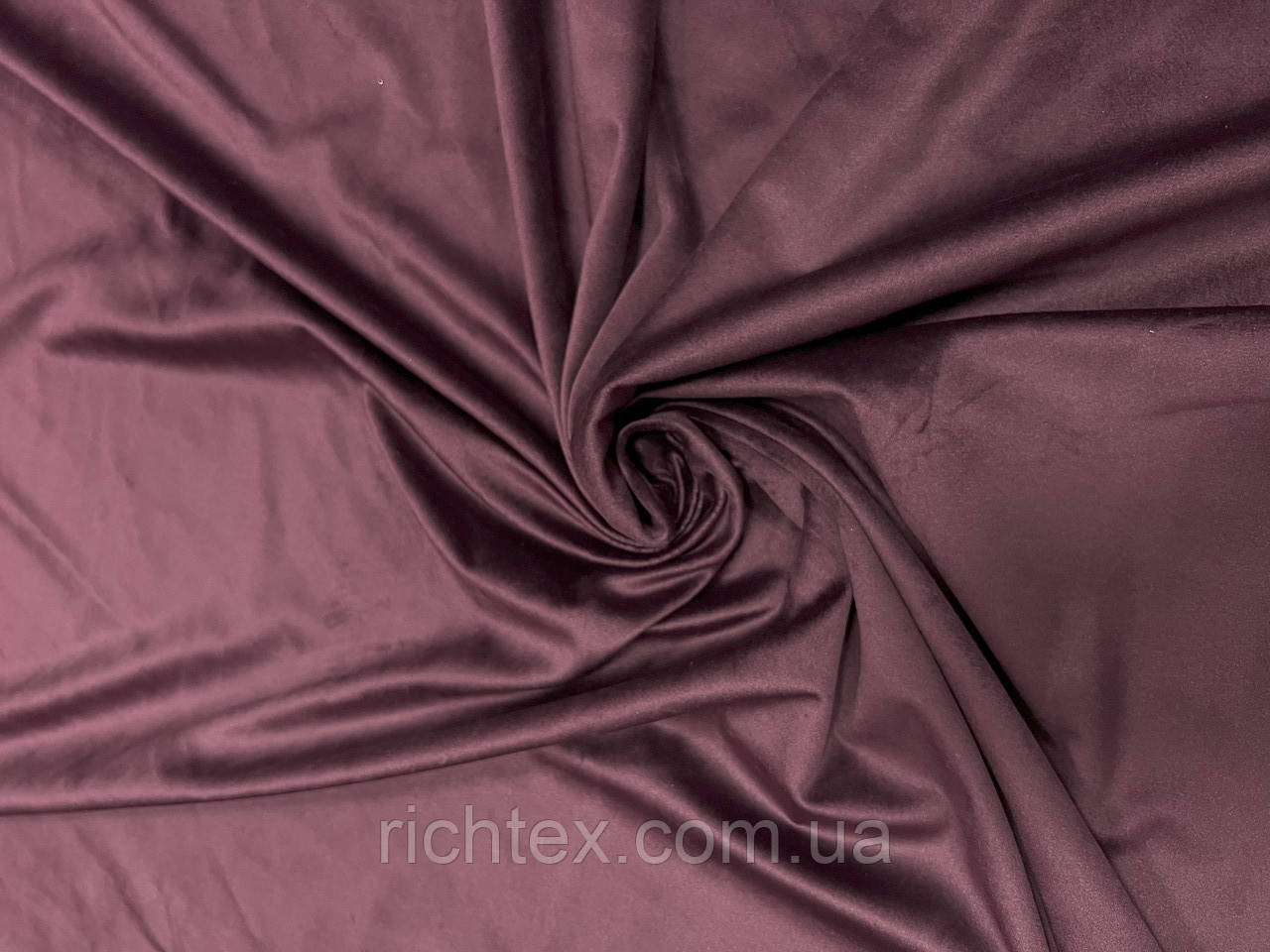 Оксамит на тканинній основі (Не стрейч) Бордовий, фото 1