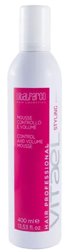 VITAEL STYLING CONTROL AND VOLUME MOUSSE Піна для волосся для придання форми та структури зачіски, фото 1