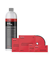 Набір KochChemie H9.02 1 л + червоний полірувальний круг 75 мм абразивна паста для глибоких дефектів
