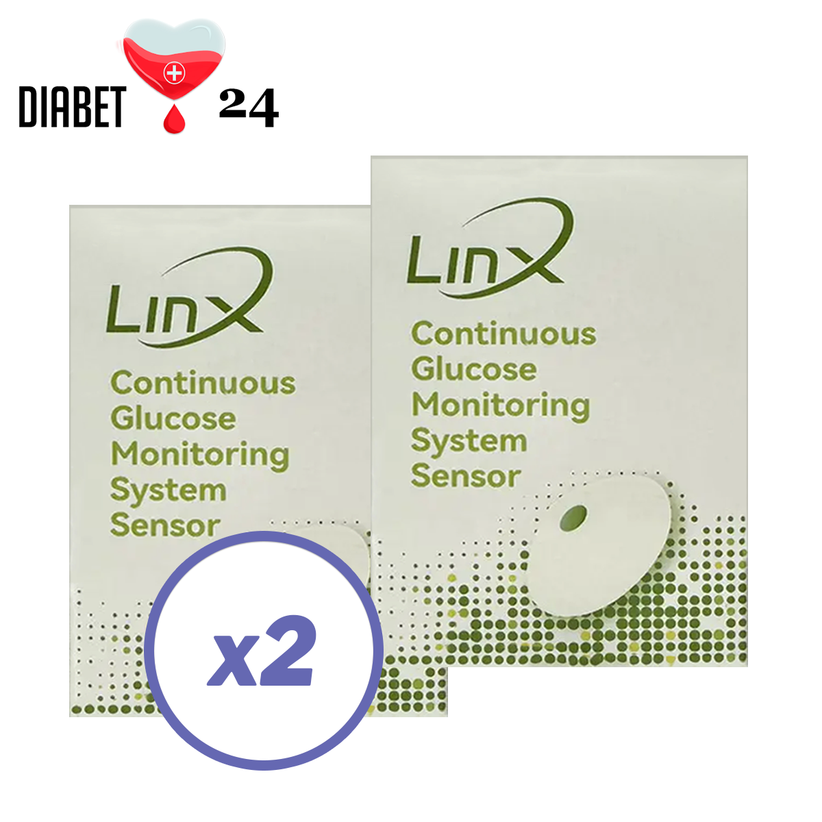 Сенсор LinX CGM (Лінкс) — Aidex X 2 уп., фото 1