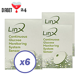 Сенсор LinX CGM (Лінкс) — Aidex X 6 уп.