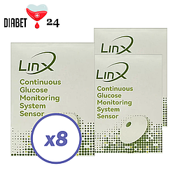 Сенсор LinX CGM (Лінкс) — Aidex X 8 уп.