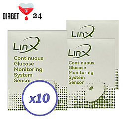 Сенсор LinX CGM (Лінкс) — Aidex X 10 уп.