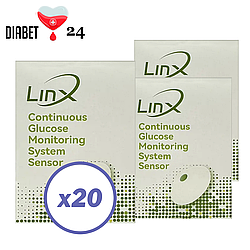 Сенсор LinX CGM (Лінкс) — Aidex X 20 уп.