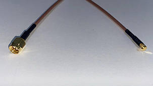 Пігтейл MMCX (гніздо) - SMA (штекер), 20 см, кабель RG316, фото 2