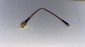 Пігтейл MMCX (гніздо) - SMA (штекер), 20 см, кабель RG316, фото 3