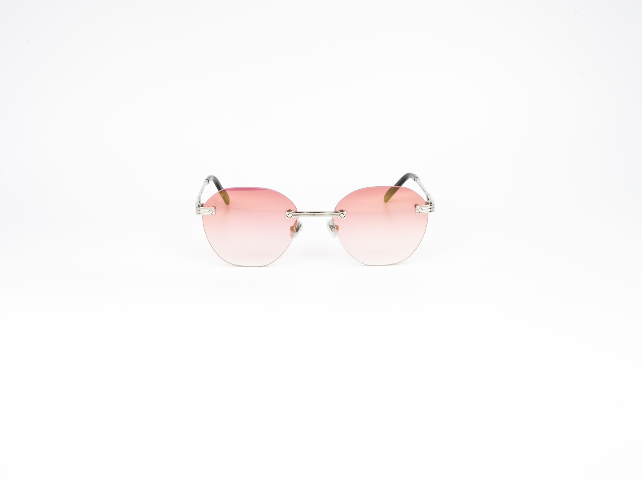 Окуляри сонцезахисні унісекс BSTT Bust Out TRAVIS II Esagonale Argento безобідкові безоправні