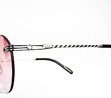 Окуляри сонцезахисні унісекс BSTT Bust Out TRAVIS II Esagonale Argento безобідкові безоправні, фото 4