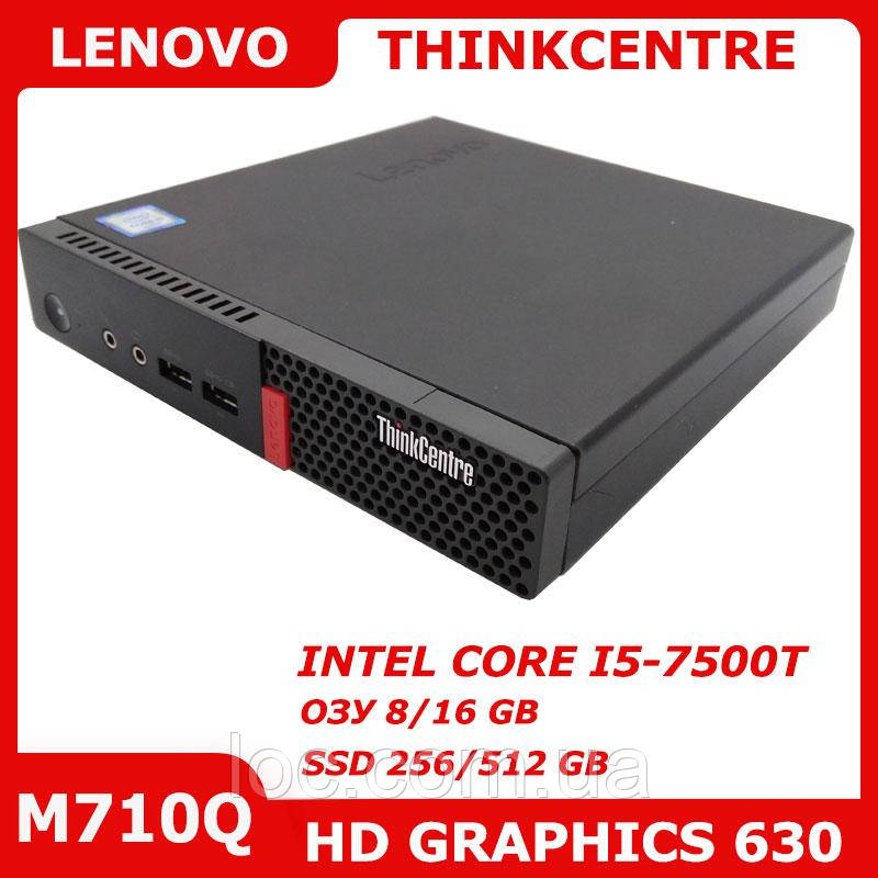 Міні ПК Lenovo ThinkCentre M710Q i5-7500T 8/512 GB DP DP-HDMI WiFi+BT, фото 1