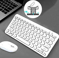 Комплект клавіатура та мишка для ПК комп'ютера, Набір клавіатура та миша без дротів для комп'ютера