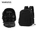Рюкзак Yakuss Y19 для фотоапарата (фоторюкзак) - Чорний, фото 10