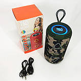 Блютуз колонка з флешкою TG656, Потужна переносна акустична колонка Портативна з Bluetooth DQ-96, фото 7