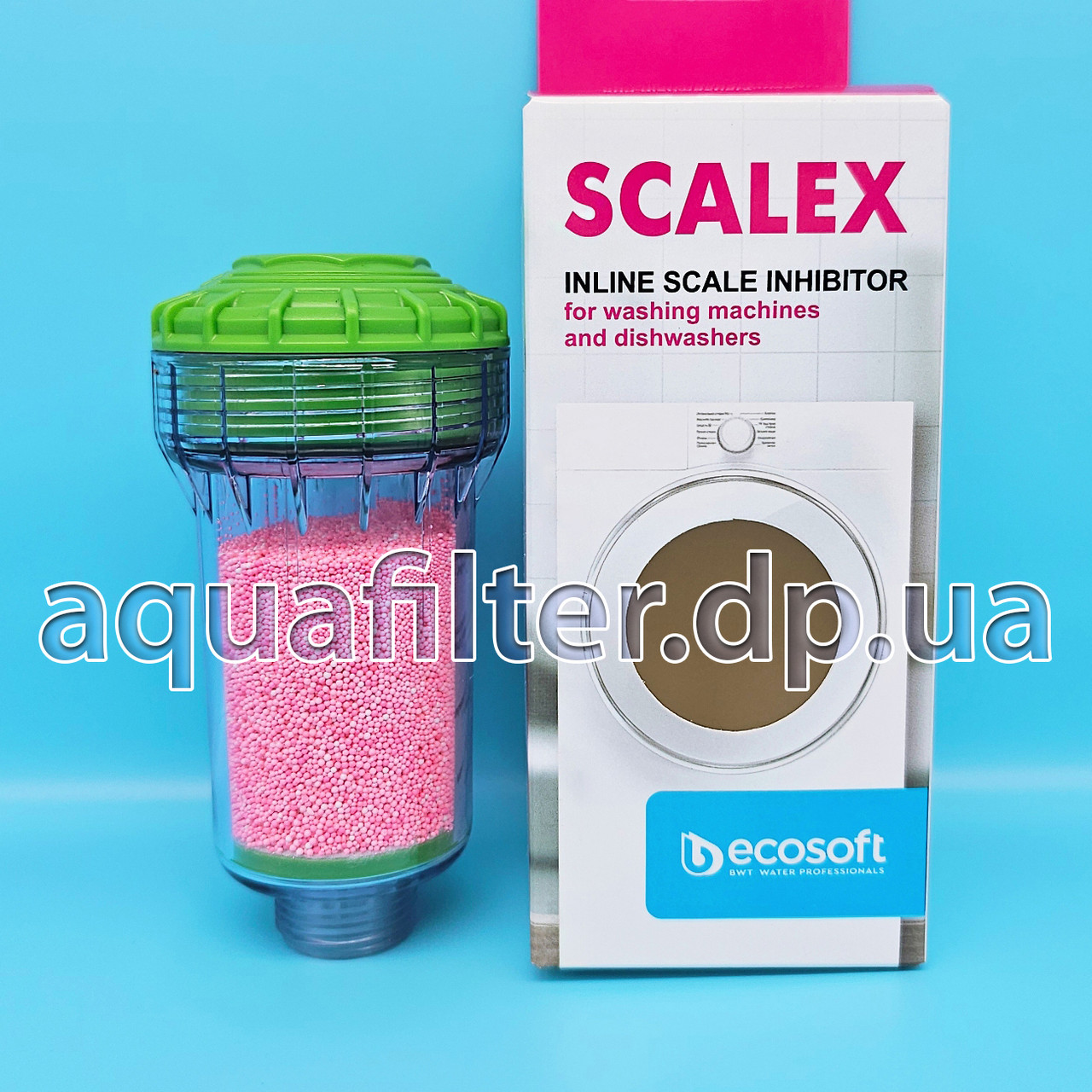 Фільтр від накипу Ecosoft SCALEX для пральних та посудомийних машин 3/4"