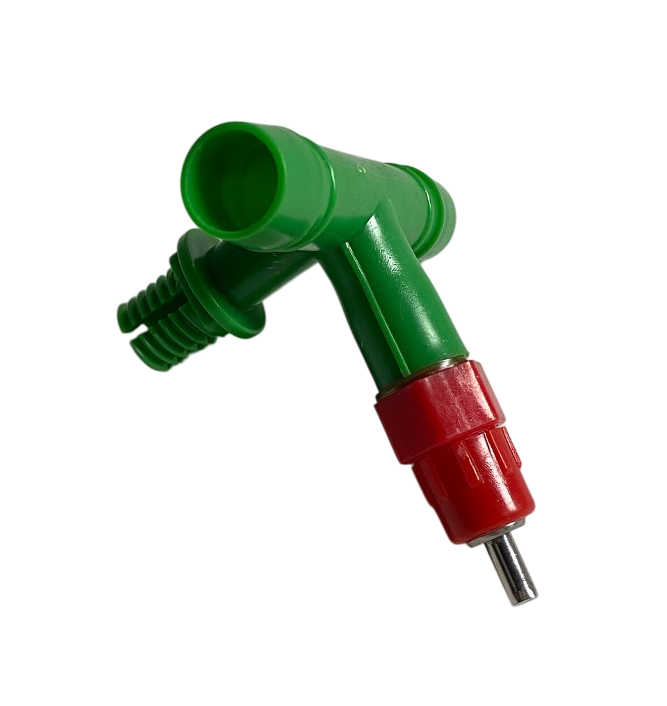 Поїлка ніпельна C12 для птиці (кури, перепела, бройлери, качки), фото 1