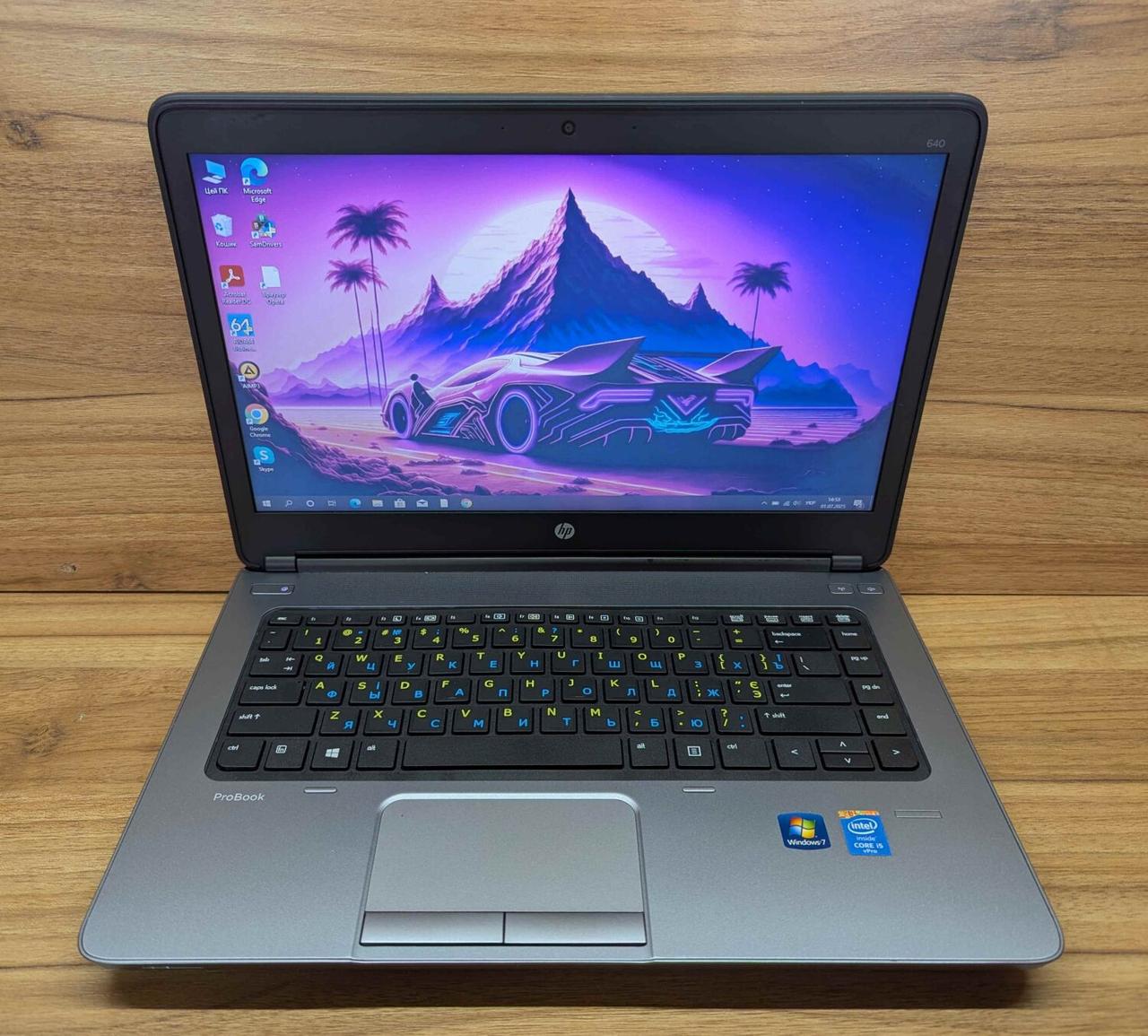 Б/в Ноутбук HP ProBook 640 G1 14" 1366x768| Core i5-4300M| 8 GB RAM| 240 GB SSD| HD Graphic 4600