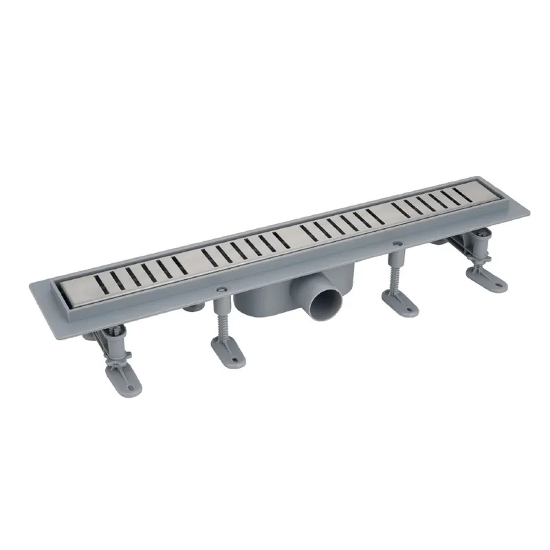 Душовий трап Mixxus Drain-07-50 з пластиковою основою та накладкою з нержавіючої сталі SUS304, сталевий (MI6516)