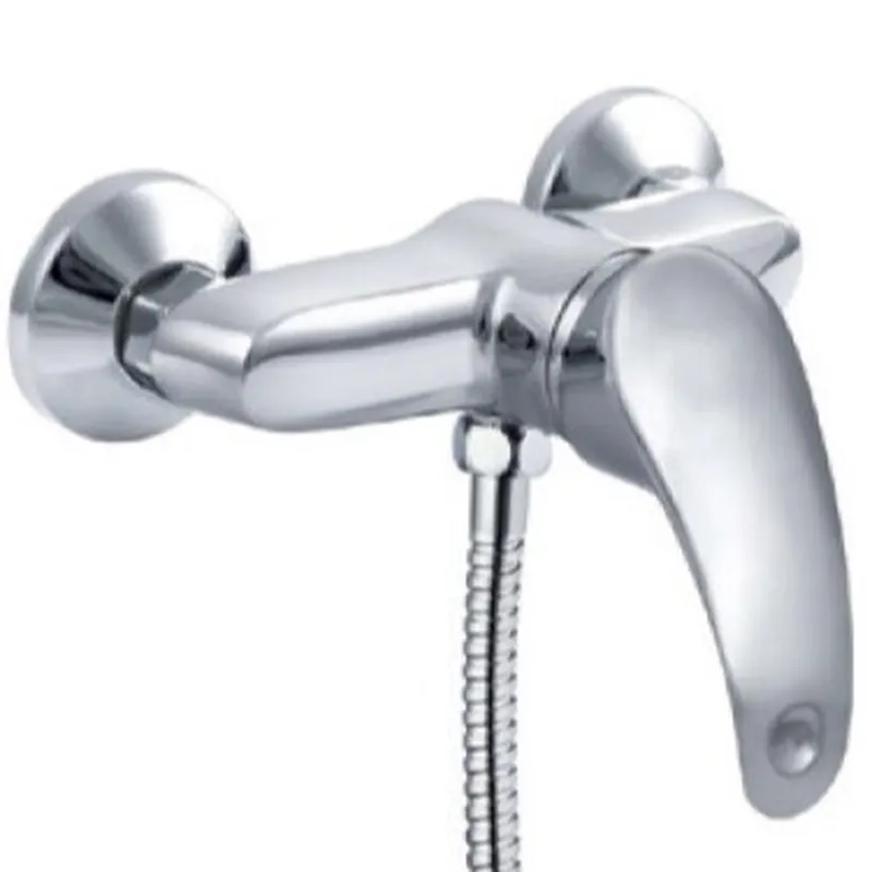 Змішувач для душу Mixxus GIT5-A135 (MI6457), цинковий сплав, хром, одноручковий, настінний монтаж