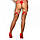 Панчохи червоний бант Obsessive S808 stockings beige S / M, фото 3