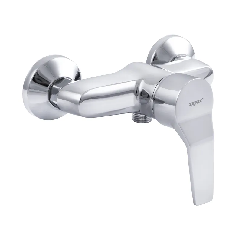 Змішувач для душу ZERIX GIT-A 183 (ZX0158) — одноважільний змішувач для душу, силуміновий корпус, хромоване покриття
