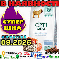Optimeal 12кг Оптимил гіпоалергенний для собак середніх і великих порід з лососем