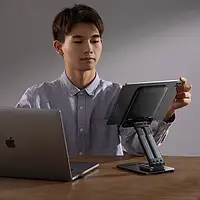 Підставка для планшета Rtako ZJ-P01 FOUR BEARINGS MORTISE AND TENON BRACKET Black (6942063208150)