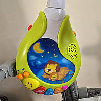 Музична карусель мобіль на ліжечко 3в1 підвіски музика світло Limo Toy 3в1 уп 42*34*13см (818), фото 9