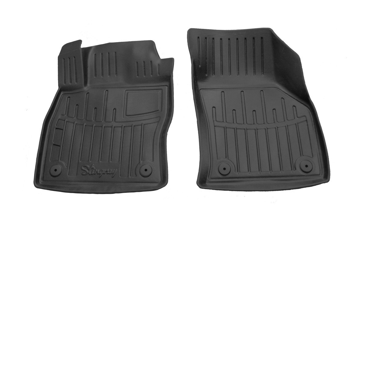 Комплект 3D килимків салону Audi A3 (8V) (2012–2020), 2 шт, ТЕП, водонепроникні, зносостійкі, фото 1