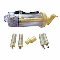 Шприц-прес для тесту Херабуна автоматичний - K-3 - Під 2 гачки - Ø8, 5, 4мм