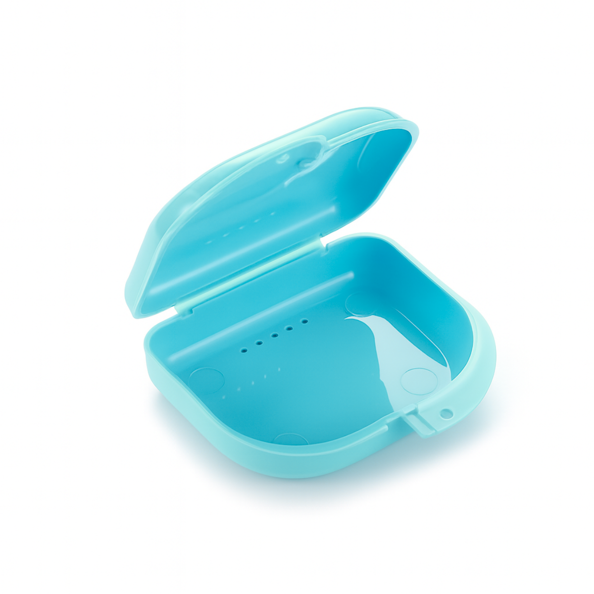 Ретейнер (бокс) для ретейнерів DB08 80*78*28 БІРЮЗОВИЙ, фото 1