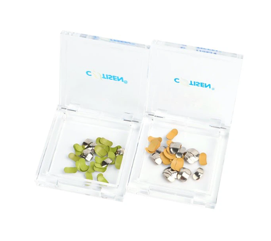 Стоматологічні матриці з покриттям для контурних пломб звичайні, розмір S, зелені (50 шт./уп.)