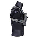 Тактична сумка бронежилет Army військова чорна нагрудна сумка LG-451 армійські сумки Army, фото 2