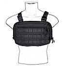 Тактична сумка бронежилет Army військова чорна нагрудна сумка LG-451 армійські сумки Army, фото 3