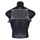 Тактична сумка бронежилет Army військова чорна нагрудна сумка LG-451 армійські сумки Army, фото 4