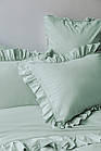 Постільна білизна Issimo Frill Poplin 200 х 220 см Mint, фото 4