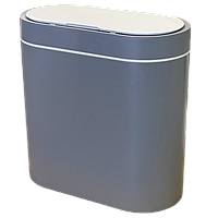 Сенсорне відро для сміття JAH 8 л прямокутне сіре