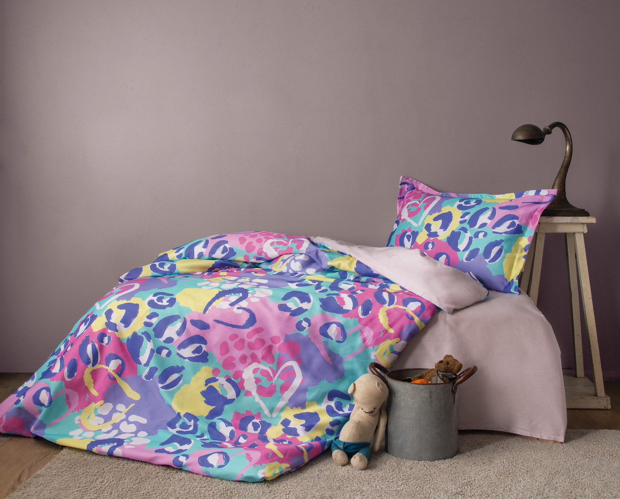 Комплект постільної білизни Issimo Digital Satin 160х220 см Pinky, фото 1