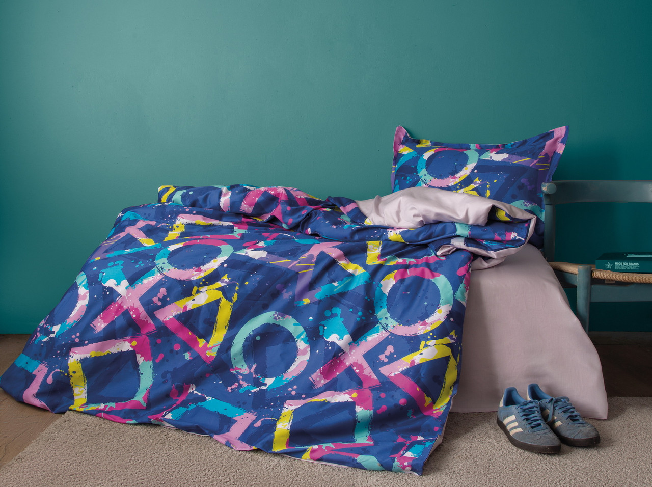 Комплект постільної білизни Issimo Digital Satin 160х220 см Play, фото 1