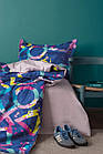 Комплект постільної білизни Issimo Digital Satin 160х220 см Play, фото 2