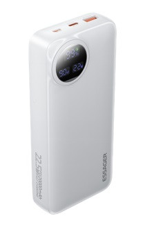 Зовнішній акумулятор Essager EDY2W-YT02-Z 22.5W 20000mAh white, фото 1