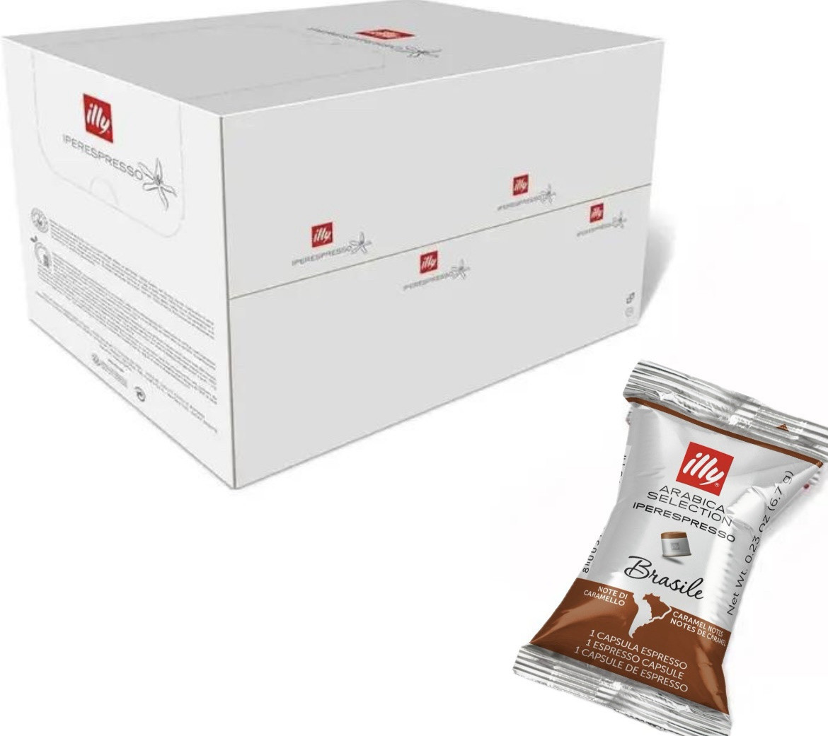 Кава в капсулах illy IperEspresso Brasile 100шт Італія іллі айпер капсули Бразиль, фото 1